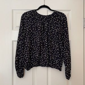 Oak + Fort Floral Blouse M